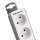 QOLTEC 5 gniazd , 1.8m, biało-szara - 1122516 - zdjęcie 5